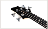 For G-B8-4-OEM 4-String Electric Bass Guitar with Maple Neck Synthetic Fingerboard White Wood Body