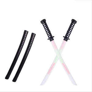 Nouvelles Épées Jouets Lumineuses Sonores, Sabres Laser Musicaux LED Clignotants, Jouets de Fête pour Enfants, Cosplay Anime, Épées Ninja Lumineuses - Product Image 1