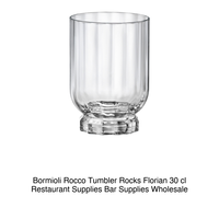 Vaso de whisky Florian de 30 cl, altura 10.4 cm, diámetro 7.3 cm, Bormioli Rocco