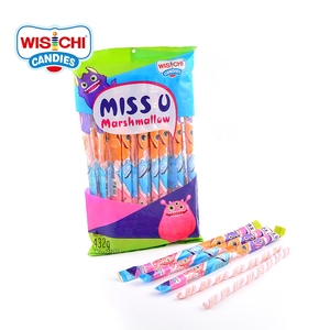 Trasporto del campione halal twist marshmallow <span class=keywords><strong>caramelle</strong></span> di vendita calda variopinta twist marshmallow caramella - Product Image 3