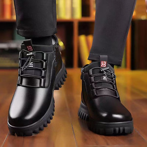Factory Wholesale High Quality Men's Winter Ankle <b>Boots</b> Genuine Leather Formal Chelsea <b>Boots</b> - Product Image 5