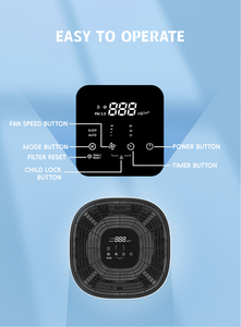JNUO <span class=keywords><strong>TP09</strong></span> Decken luft reiniger mit HEPA-Filter Multifunktions-Formaldehyd-Reinigungs ventilator Tragbar für Hotels - Product Image 4