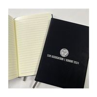 Porte-documents vierge en similicuir gravable au laser, carnet A5 noir ligné vierge gravable au laser, journaux en similicuir pour gravure laser UV, cadeau d'affaires