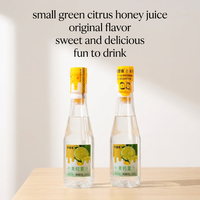 Natuurlijke Kleine Groene Mandarijnen Honingdrank 385ml Fles Fruitdrank met Honing