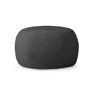 DB Jaxx Ellis Grand pouf noir en peau de mouton Faux-Lamb Pouf en peluche pour un design intérieur moderne amovible pour la chambre des bébés et des enfants - Product Image 1