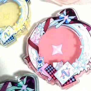 Nouveau style porte-carte photo personnalisé Kpop Star, pendentif de rangement pour étoile préférée, porte-clés créatif en acrylique, rangement de photocartes en plastique - Product Image 4