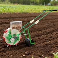 Nouveau produit phare : Semoir manuel haute précision avec applicateur d'engrais, distance de semis réglable pour arachides et soja agricoles