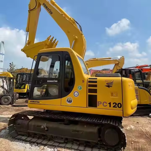 Excavadora usada japonesa original, horas de trabajo bajas, excavadoras KOMATSU usadas, modelos PC120 disponibles para la venta - Product Image 5
