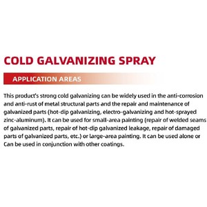 Spray de galvanisation à froid de qualité industrielle pour la protection de grandes surfaces en <span class=keywords><strong>acier</strong></span> - Product Image 2
