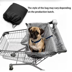 Transportín Plegable para Mascotas con Colchoneta Acolchada de Poliéster, Protector para Carrito de Compras, Ideal para Viajes al Aire Libre - Product Image 1
