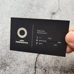 Принтер для печати на заказ, золотой горячий штамп, визитная карточка 4c + 4c CMYK, продукция из бумаги Pantone - Product Image 4