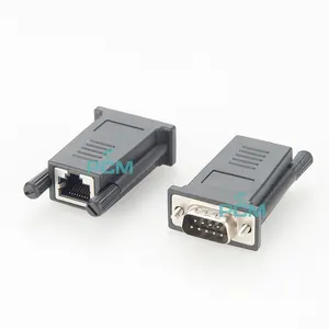 RJ45 để DB9 nam Adaptor ADP-RJ458P-DB9M