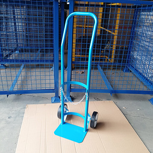 Low Profile Gas Cylinder <b>Trolley</b> 970x360x320mm 2 Wheels Steel Durable Single Bottle Hand Cart - Product Image 5