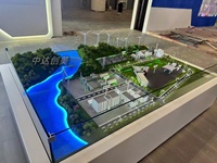 Modèle à l'échelle de nouvelle énergie 2026 : Conception moderne pour la production d'énergie éolienne et hydroélectrique, Économie d'énergie et Modélisation architecturale 3D