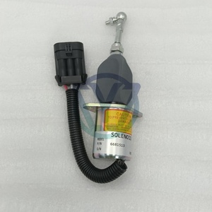 6681513 6667993 6662993 6577503 6681512 6690563 Électrovanne d'extinction de haute qualité 12V pour pièces d'excavatrice à moteur S150 S160K - Product Image 3