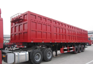Semirremolque de 3 Ejes Ajustable y Personalizado Hecho en China, Caja de Acero Resistente, Capacidad de Más de 30 Toneladas, Remolque Agrícola de 12 Toneladas - Product Image 4