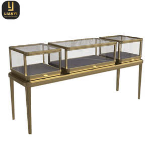 LIANYI Countertop Glass-covered Custom Display <b>Case</b> for Jewelry Necklace <b>Watch</b> Glasses Showroom Interior ODM/OEM Service - Product Image 5