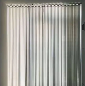 Cortinas Flotantes Curvas en Forma de Serpiente Personalizables, Riel Curvo Deslizante con Efecto de Olas de Agua, <span class=keywords><strong>para</strong></span> Hoteles, Cafeterías, Hospitales, Claraboyas Integradas - Product Image 3