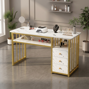 ZZ Hotsale <b>Nail</b> Salon Furniture <b>Nail</b> Tables <b>Nail</b> Art Beauty Salon Supplies <b>Desk</b> - Product Image 1