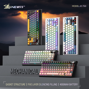 Wireless BT 3-mode mechanical <b>keyboard</b>, linear axis, hot-swappable customizable gaming and office <b>keyboard</b> - Product Image 2