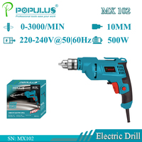 IPopulus nouveauté perceuse électrique de qualité industrielle outils électriques 500W/3000 tr/min 10mm perceuse à outil électrique avec poignée souple