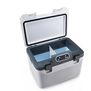 Portable <b>Mini</b> Refrigerator 19L 24V Car <b>Cooler</b> For Trucks And Homes Dual Use Cooling And Insulating Box Direct Cooling ABS - Product Image 3