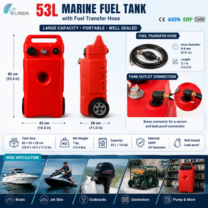 CE EPA 认证 53L HDPE 4 冲程 4 缸柴油油箱液位传感器传输软管便携式舷外船用发动机 - Product Image 4