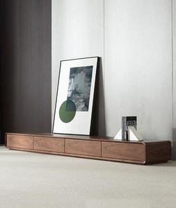 <strong>Walnut</strong> Tv <strong>Cabinet</strong> with Drawer Wooden Living Room Furniture Storage Coffee Table TV Console Modern - Product Image 2