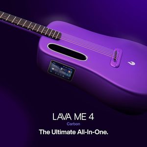 Guitarra Electroacústica <span class=keywords><strong>LAVA</strong></span> ME 4 de Fibra de Carbono, 35 Pulgadas, Pantalla Táctil Inteligente, Audio, 6 Cuerdas, Sharc-DSP, para Diestros, FreeBoost - Product Image 3