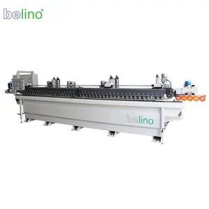 High speed plywood MDF wood door cabinet furniture board straight belt edge sanding machine