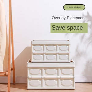 Складные пластиковые ящики ZY2001 для хранения, штабелируемые, для дома, спальни, складные корзины, органайзеры для игрушек, ящики для кемпинга - Product Image 4