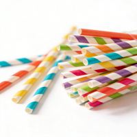 Sedotan Minum Kertas Biodegradable Sedotan Kertas Sekali Pakai Desain Menarik Ramah Lingkungan