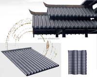 50 Jahre Garantie Hochpolymer Antike Dachplatten Chinesische Antike Dachziegel für Altbewährte Architekturgebäude