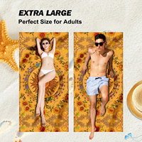 Serviettes de plage turques en coton microfibre personnalisables Séchage rapide sans sable recyclé Respectueux de la peau Haute douceur garantie