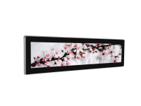 24 pulgadas ultra gran estirada bar monitor lcd comercial publicidad en pantalla software CMS