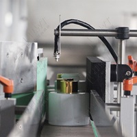 Applicateur d'étiquettes automatique pneumatique LWT pour bouteilles, bocaux et pots en verre, machine d'étiquetage haute précision