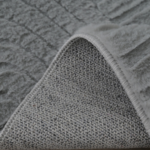 <span class=keywords><strong>Tappeto</strong></span> 3D Moderno in Poliestere Effetto Pelliccia di Coniglio, Lavabile in Lavatrice e Pieghevole, con Design Geometrico e Tessuto Jacquard <span class=keywords><strong>a</strong></span> <span class=keywords><strong>Pelo</strong></span> Corto - Product Image 5