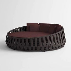 Tumbonas de exterior, muebles para piscina, diván de aluminio, muebles de patio, tumbona de cuerda, cama de metal, muebles de exterior, tumbona para tomar el sol - Product Image 3