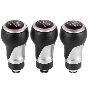 Car Gear <b>Shift</b> <b>Knob</b> Leather 5 Speed 6 Speed R13524 13524R Ergonomic For Audi Skoda Volkswagen - Product Image 2