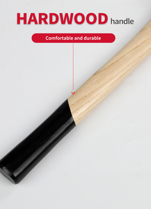 OEM palu masinis baja karbon profesional dengan pegangan lembut gagang kayu - Product Image 3