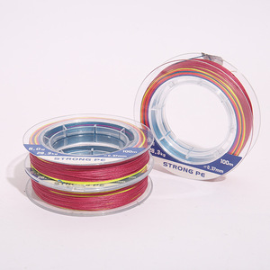 Línea de Pesca Trenzada de PE Resistente, 100m 5.0 28.3kg, Pesca en Playa y Océano, Alta Resistencia, Carrete Multicolor - Product Image 4