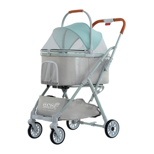 Precio de fábrica, portador de viaje ligero, fácil de caminar, plegable, desmontable, cochecito para perros y gatos, cochecito para mascotas - Product Image 1