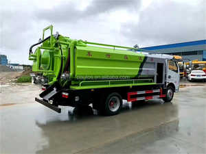 Camión Cisterna de Succión de Aguas Residuales Dongfeng 4x2 LHD de 5000 Litros, Precio de Fábrica, Venta Directa de Fábrica en China - Product Image 4