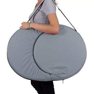 Adjustable <strong>Back</strong> <strong>Support</strong> <strong>Chair</strong> Folding Meditation Seating Suede-Like Fabric Cushioned Recliner Floor <strong>Chair</strong> for Adults - Product Image 3