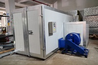 Four de peinture en poudre industriel de 5 mètres à chauffage GPL/gaz pour le durcissement par lots de meubles métalliques