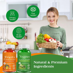 Süper sebze meyve meyve ve sebze gummies vitamini diyet lifi sebze gummies - Product Image 5