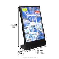 Boîte lumineuse publicitaire LED rechargeable en forme de L A5 Kejea pour restaurant, bar, café, support d'affichage de menu de table