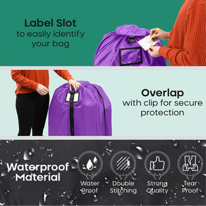 La mejor <span class=keywords><strong>funda</strong></span> de cochecito para viajes en avión, bolsa de viaje extra grande para cochecito y <span class=keywords><strong>capazo</strong></span> - Product Image 6