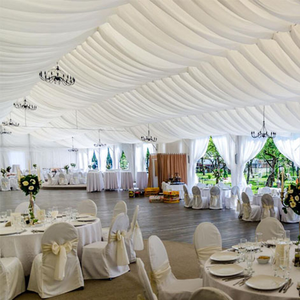 2025 populaire grand toit transparent de <span class=keywords><strong>cristal</strong></span> de <span class=keywords><strong>tente</strong></span> de chapiteau de <span class=keywords><strong>mariage</strong></span> de luxe imperméable en PVC spacieux pour les salons commerciaux - Product Image 2