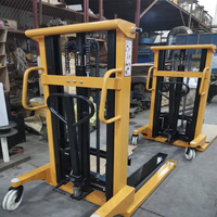 Chariot élévateur manuel à double mât de 2,5 m et 3,0 m avec hauteur de levage de 3 m, capacité de 1000 kg, neuf pour les restaurants